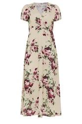 LTS Tall Women's Cream Floral Print Midi Dress | Long Tall Sally 5