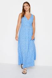 LTS Tall Women's Blue Daisy Print Maxi Dress | Long Tall Sally 1