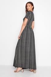 LTS Tall Women's Black Aztec Print Maxi Dress | Long Tall Sally 3