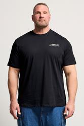 JACK & JONES Big & Tall Black Island Graphic T-Shirt | BadRhino 3