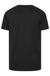 BadRhino Big & Tall Black Distressed Graphic T-Shirt | BadRhino 5