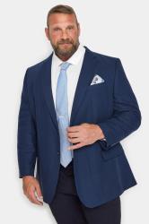 BadRhino Blue Floral Print Pocket Square & Tie Set | BadRhino 1