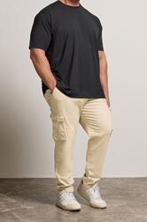 BadRhino Beige Brown Stretch Cargo Trousers | BadRhino 1