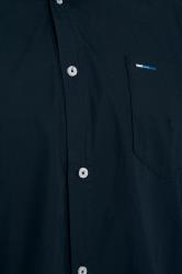 BadRhino Navy Blue Cotton Poplin Long Sleeve Shirt | BadRhino 2