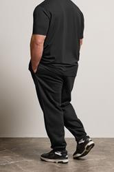 BadRhino Big & Tall Black Premium Cuffed Joggers | BadRhino 3