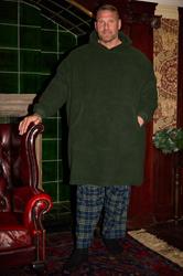 BadRhino Big & Tall Dark Green Blanket Hoodie | BadRhino 1