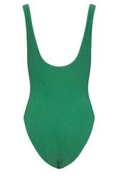 LTS Tall Olive Green Scoop Neck Textured Swimsuit | Long Tall Sally  2