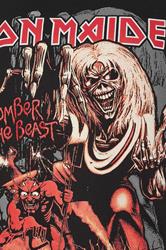 BadRhino Big & Tall Black & Red Iron Maiden Graphic T-Shirt | BadRhino 3