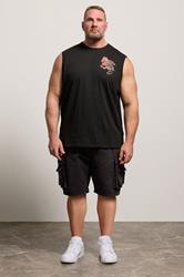 BadRhino Big & Tall Black Dragon Graphic Vest | BadRhino 1