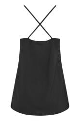 LTS Tall Women's Black Textured Cami Top | Long Tall Sally 7