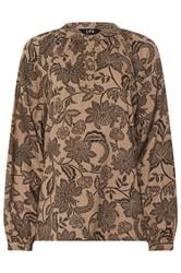 LTS Tall Women's Natural Brown Raglan Blouse | Long Tall Sally 5