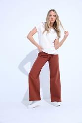 LTS Tall Women's Rust Orange Wide Leg Jeans | Long Tall Sally 3
