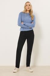 LTS Tall Women's Black Washed UNA Mom Jeans | Long Tall Sally 1