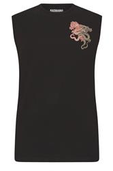 BadRhino Big & Tall Black Dragon Graphic Vest | BadRhino 6
