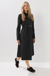 LTS Tall Black Denim Midaxi Dress | Long Tall Sally 2
