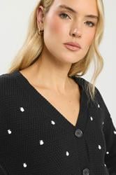 LTS Tall Women's Black & White Polka Dot Cardigan | Long Tall Sally 4