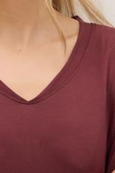 LTS PREMIUM Tall 2 PACK Burgundy Red & Green V-Neck Tops | Long Tall Sally 6