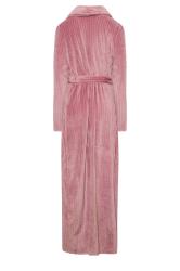 LTS Tall Pink Ribbed Maxi Dressing Gown | Long Tall Sally 7