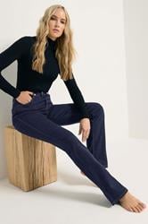 LTS Tall Indigo Blue Denim Bootcut Jeans | Long Tall Sally 1