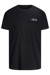 JACK & JONES Big & Tall Black Island Graphic T-Shirt