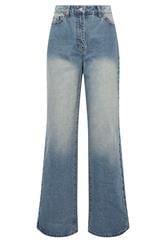 LTS Tall Women's Light Blue Wash Studded Denim Jeans | Long Tall Sally 1
