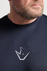 IronRhino Big & Tall Navy Blue Performance Long Sleeve T-Shirt | BadRhino 4