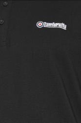 LAMBRETTA Big & Tall Black Tipped Polo Shirt | BadRhino 2