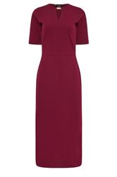 LTS Tall Red Keyhole Midi Dress | Long Tall Sally 1