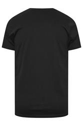 BadRhino Big & Tall Black Script Graphic Print T-Shirt | BadRhino 6