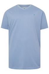 BadRhino Big & Tall Navy Blue 5 Pack V-Neck T-Shirts | BadRhino 2