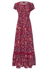 LTS Tall Red Floral Button Maxi Dress