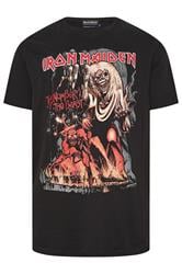 BadRhino Big & Tall Black & Red Iron Maiden Graphic T-Shirt