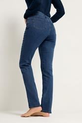 LTS Tall Dark Blue Stretch Straight Leg Jeans | Long Tall Sally 3