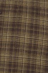 BadRhino Big & Tall Brown Check Stripe Short Sleeve Shirt | BadRhino 7