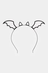 Black Novelty Bat Halloween Headband | Yours Clothing 1
