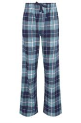 LTS Tall Blue Cotton Check Pyjama Bottoms | Long Tall Sally 5