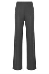 LTS Tall Charcoal Grey Ribbed Wide Leg Trousers