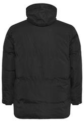 D555 Big & Tall Black Quilted Padded Jacket | BadRhino 5