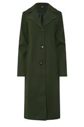 LTS Tall Dark Green Formal Midi City Coat | Long Tall Sally 5
