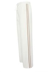LTS Tall Women's Ivory White Side Stripe Wide Leg Trousers | Long Tall Sally 7