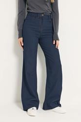 LTS Tall Womens Indigo Blue Wide Leg Jeans | Long Tall Sally 2