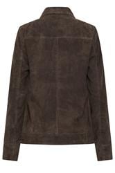 LTS PREMIUM Tall Women's Brown Suede Jacket | Long Tall Sally 6