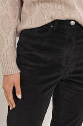 LTS Tall Black Cord Flare Jeans | Long Tall Sally 4