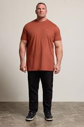 BadRhino Big & Tall Clay Orange Extra Long Core T-Shirt | BadRhino 2