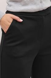 LTS PREMIUM Tall Black Tailored Wide Leg Trousers | Long Tall Sally 4