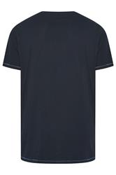 D555 Big & Tall Navy Blue Gas Monkey Graphic Print T-Shirt | BadRhino 4