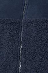 BadRhino Big & Tall Navy Blue Borg Fleece Jacket | BadRhino 3