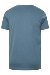 BadRhino Big & Tall Petrol Blue Extra Long Core T-Shirt | BadRhino 2
