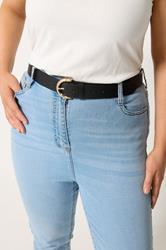 Black Faux Leather Belt | Yours Clothing 1