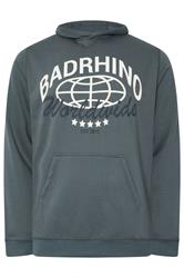 BadRhino Big & Tall Stormy Blue Worldwide Hoodie 6